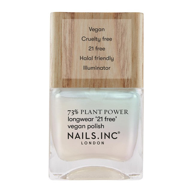 Nails Inc. 73% Plant Power Glowing Somewhere Illuminator 14ml, imported from the UK