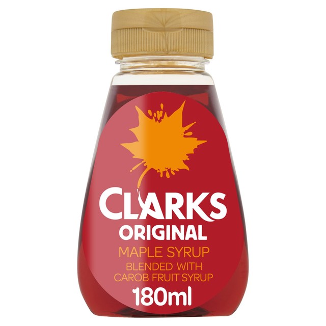 Clarks Original Maple Syrup Carob Fruit 180ml - British product