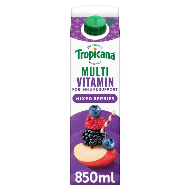 Tropicana mixed berries fruit juice 850ml (British brand)