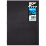 Sinclairs Silvine A4 Portrait sketchbook 40 pages 140gsm paper (British brand)