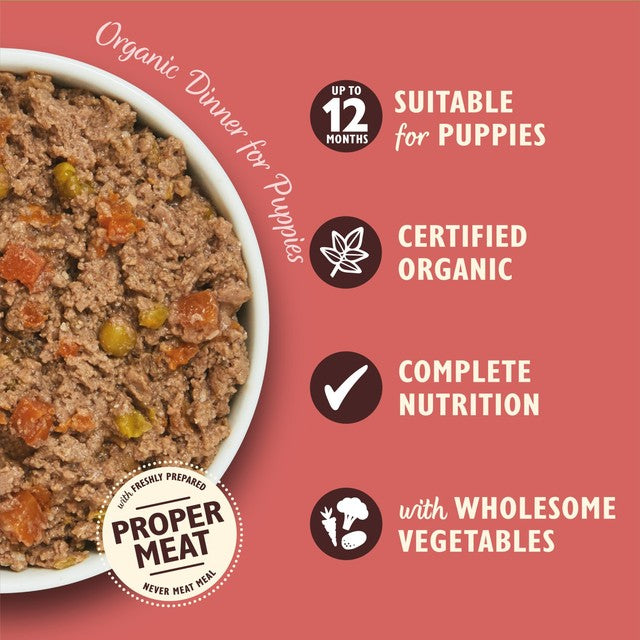 Lily's Kitchen organic puppy dog food 150g, UK version