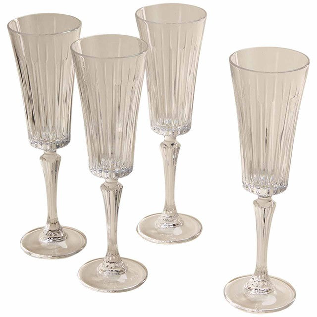M&S Timeless Champagne Flutes 4-pack, imported from the UK