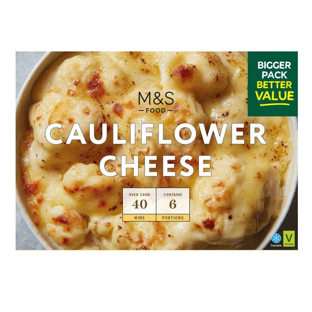 M&S Cauliflower Cheese Family Pack 900g, imported from the UK
