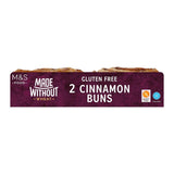 M&S Made Without Wheat Cinnamon Buns 2 Pack, imported from the UK