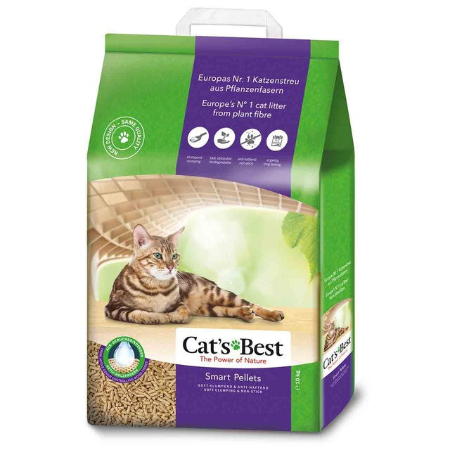 Cat's Best Smart Pellets Soft Clumping cat litter 10kg - British product