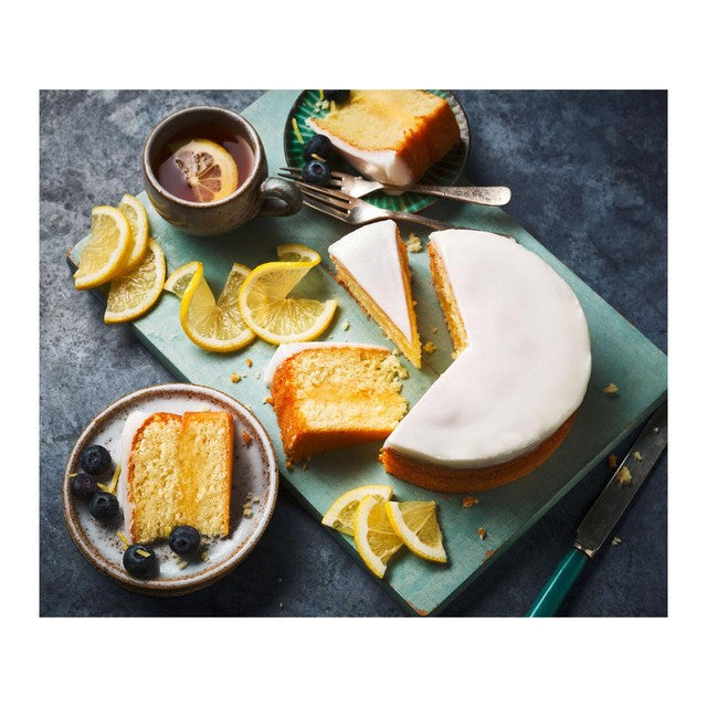 M&S Lemon Drizzle Cake 470g, imported from the UK