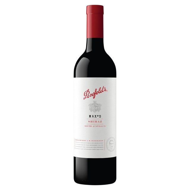 Penfolds Max's Shiraz wine 75cl, imported from the UK
