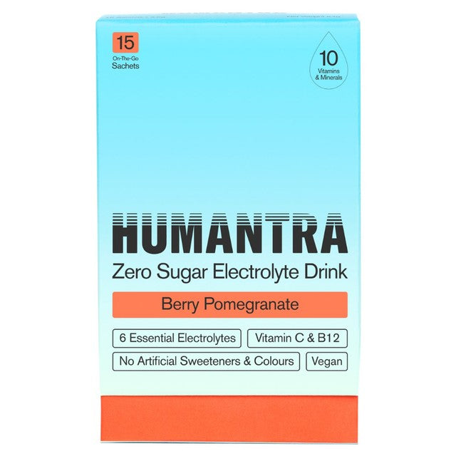 Humantra Berry Pomegranate electrolyte powder (British brand)