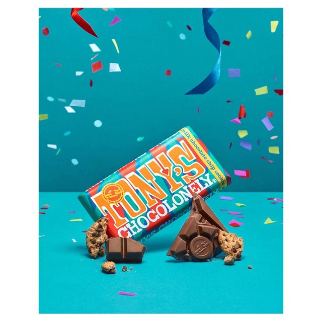 Tony's Chocolonely milk chocolate chip cookie 180g (British brand)