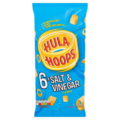 عبوة من 6 حلقات بطاطس M&S Hula Hoops بالملح والخل - اشترِ عبر الإنترنت من McGrocer