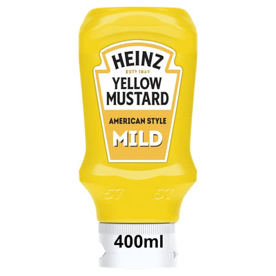 M&S Heinz American Style Yellow Mustard Mild 400ml- Buy online at McGrocer