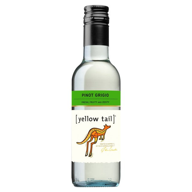 Yellow Tail Pinot Grigio 187ml bottle (British brand)