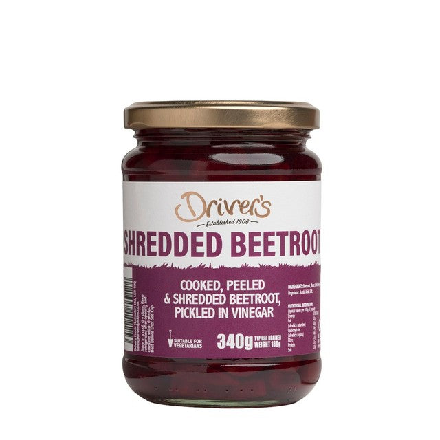Drivers shredded pickled beetroot - British product