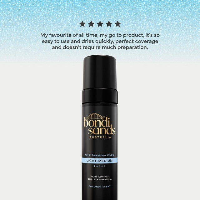 Bondi Sands Self Tanning Foam Light/Medium 200ml - British product