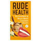Rude Health Organic Buckwheat  Black Bean Crackers 120g
