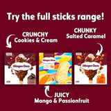 Häagen-Dazs Crunchy Cookies & Cream ice cream sticks 3 x 80ml, UK version