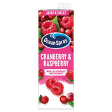 Ocean Spray cranberry raspberry juice drink 1L, imported from the UK