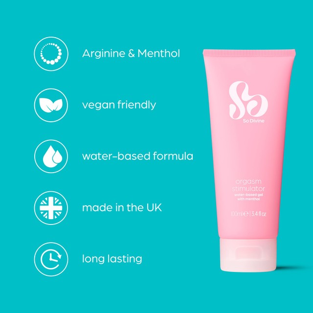 So Divine orgasm gel 100ml (British brand)