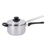 KitchenCraft large chip fryer with basket and lid 20cm, UK version