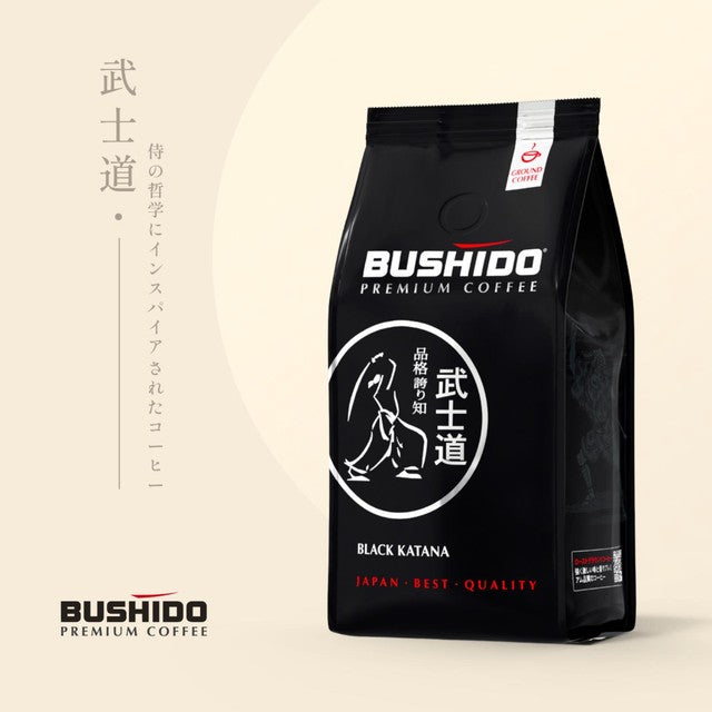 Bushido Black Katana ground coffee 227g - British product