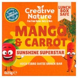 Creative Nature Mango & Carrot snack bars 4 x 25g, imported from the UK