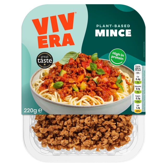 Vivera plant mince 400g vegan high protein, imported from the UK
