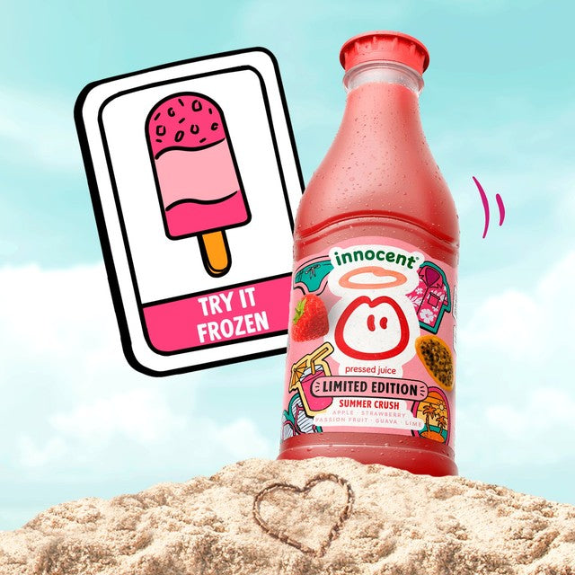 Innocent Summer Crush juice 900ml strawberry lime guava (British brand)