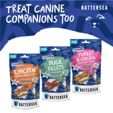Rosewood Battersea Anti-Hairball Chicken Cushions cat treats, imported from the UK