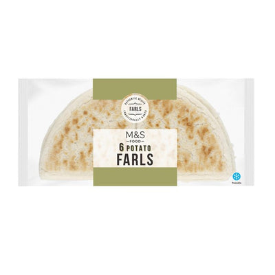 M&S Irish Potato Farls Kartoffelbrot, 6 Stück pro Packung