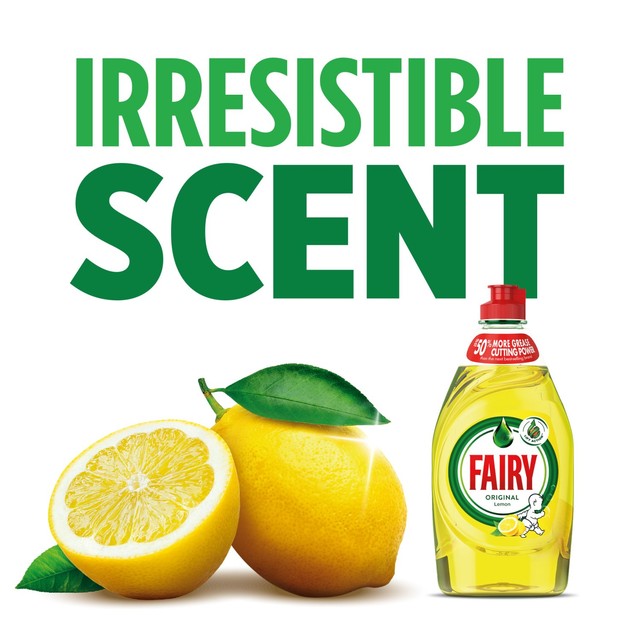 Fairy Washing Up Liquid Lemon, imported from the UK