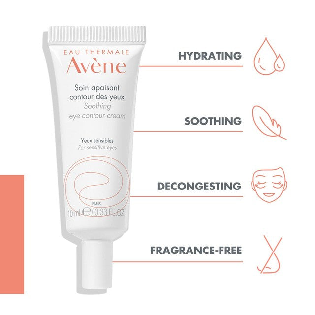 Avène Soothing Eye Contour Cream for very sensitive skin 10ml - British product