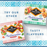 Jacob's Mediterranean Pinch of Salt crackers 5 x 38g multipack, UK version