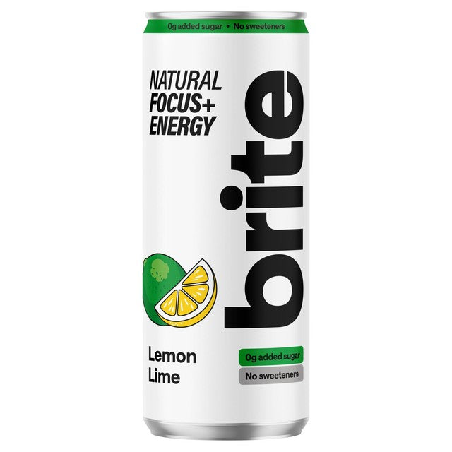 Brite lemon lime energy drink 330ml - British product