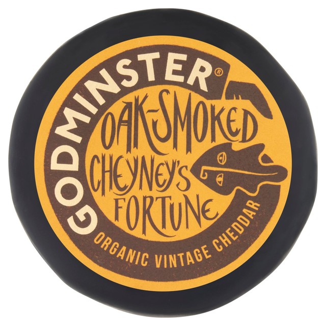Godminster oak smoked vintage cheddar cheese 200g, UK version
