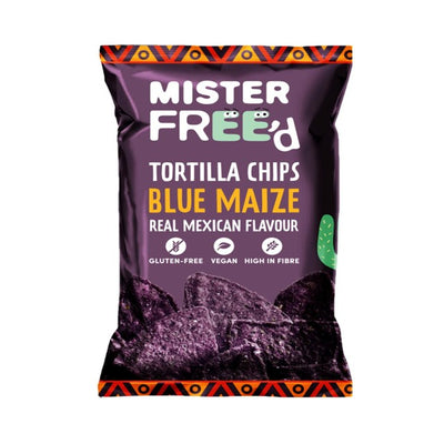 M&S Mister Free'd Blue Maize Tortilla Chips 135g- Buy online at McGrocer