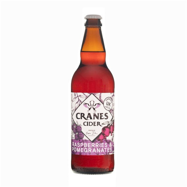 Cranes Raspberry Pomegranate Cider 500ml - British product