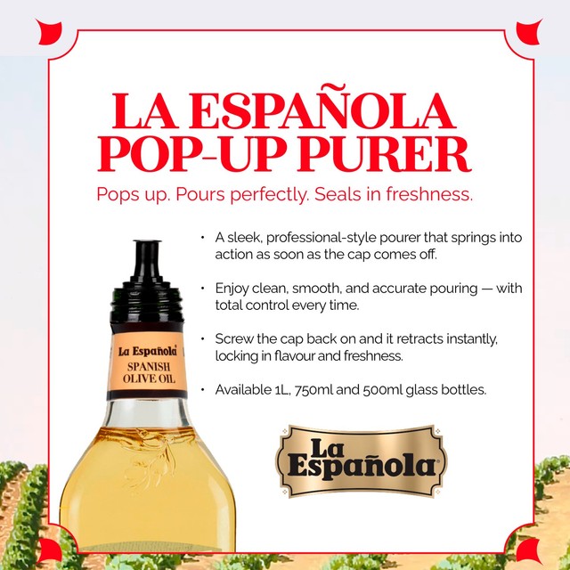 La Espanola light in colour olive oil 750ml, UK version