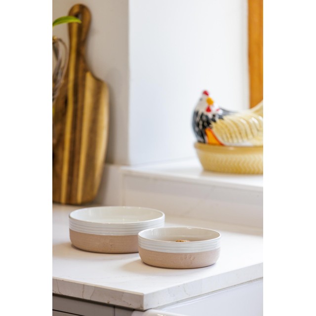 Mason Cash Heart Paw dog bowl 15cm, imported from the UK