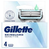Gillette Skinguard Sensitive razor blades 4 pack - British product