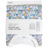Pyjama à motifs M&S ivoire 6-7 ans - Produit britannique