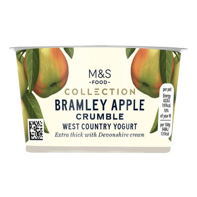 M&S Bramley Eplekake Ekstra Tykk Yoghurt 150g