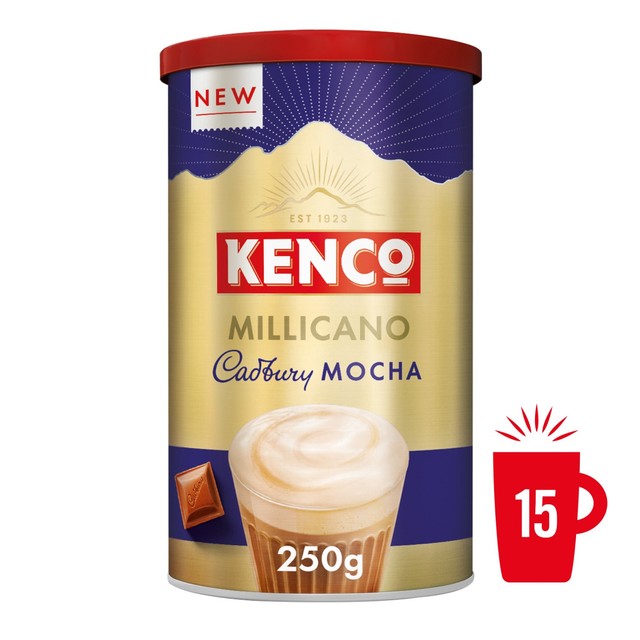 Kenco Cadbury Mocha instant coffee beverage 250g, UK version