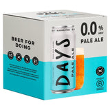 Days alcohol-free pale ale beer cans, 4 x 330ml - British product
