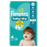 Pampers Baby-Dry nappies Size 4 (9-14kg), imported from the UK