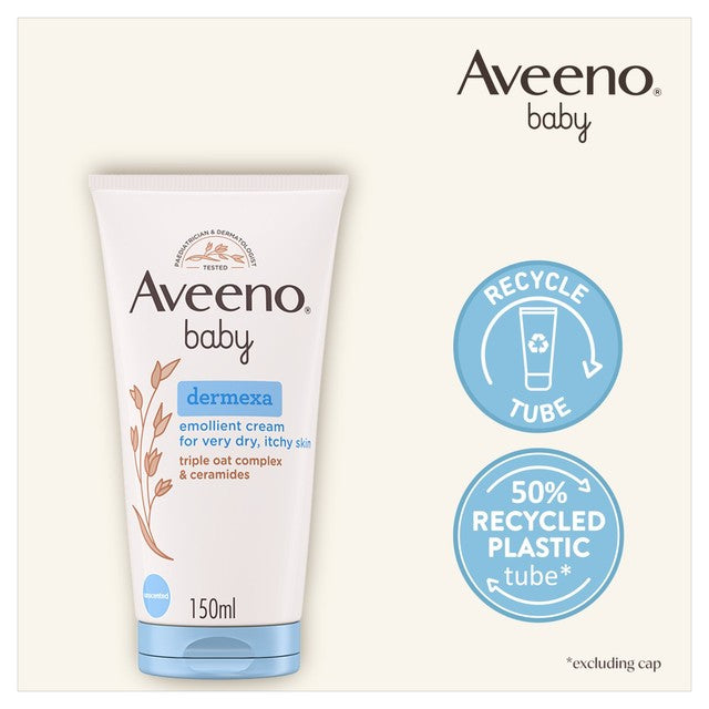 Aveeno baby emollient cream for dry itchy skin - British product