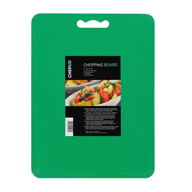 Chef Aid Green Chopping Board 40x30cm - British product