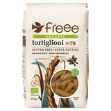 Freee gluten free organic brown rice tortiglioni pasta - British product