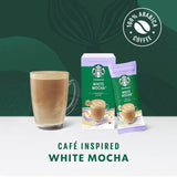 Starbucks White Mocha frothy coffee mix 5 sachets (British brand)