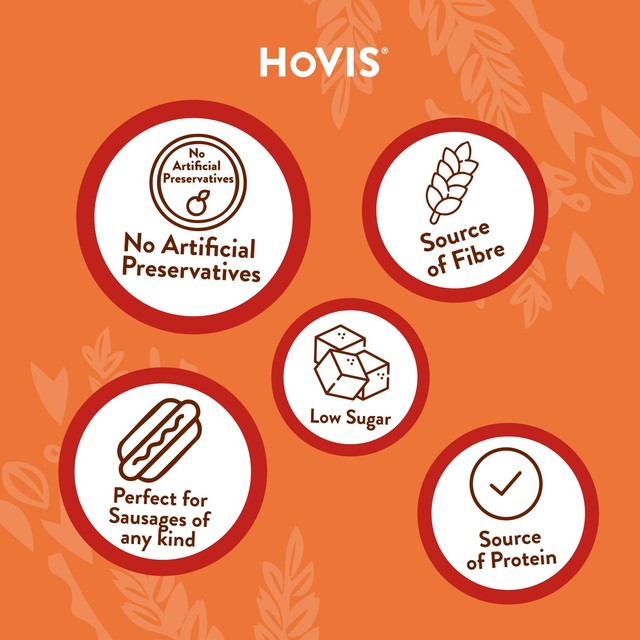 Hovis premium hot dog rolls 4 pack (British brand)
