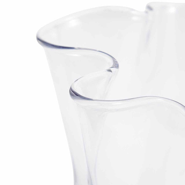 M&S Handkerchief Glass Vase Clear Medium, imported from the UK